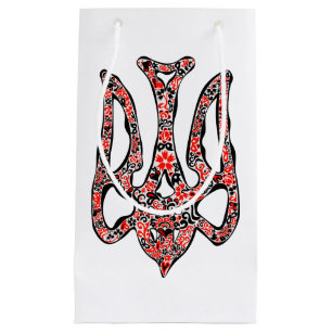 Bolsa De Regalo Pequeña Estilizado trident tryzub, emblema nacional de Ucr
