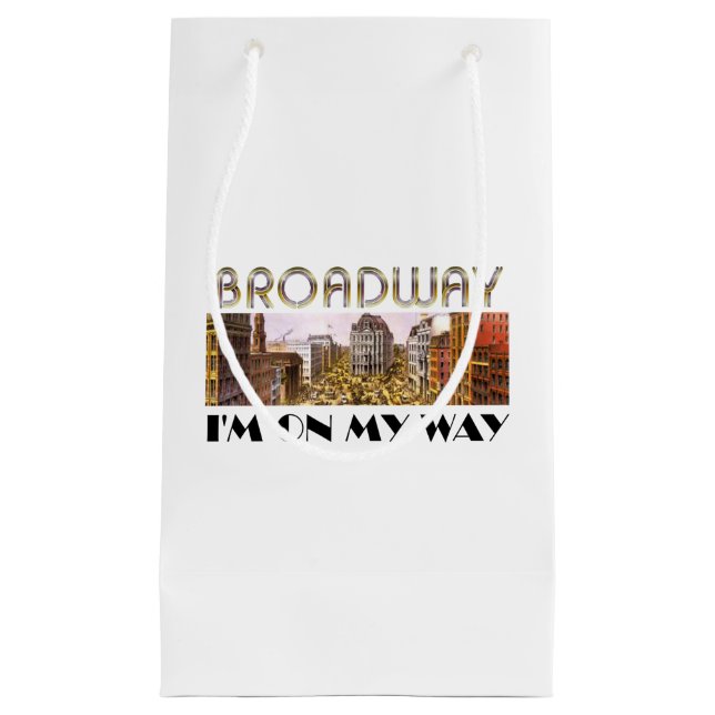 Bolsa De Regalo Pequeña Estrella de Broadway de la CAMISETA (Anverso)