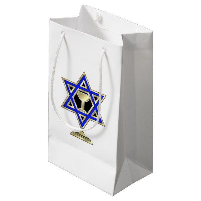 Bolsa De Regalo Pequeña Estrella judía     (Angulo Anverso)