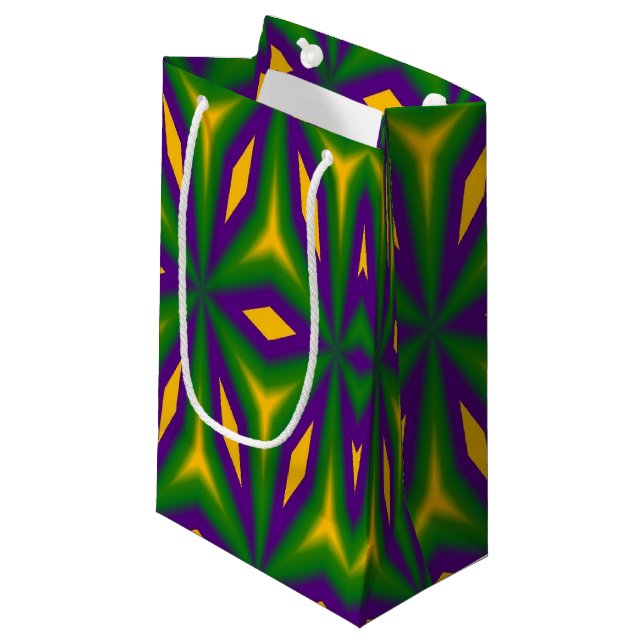 Bolsa De Regalo Pequeña Estrella Mardi Gras (Angulo Anverso)