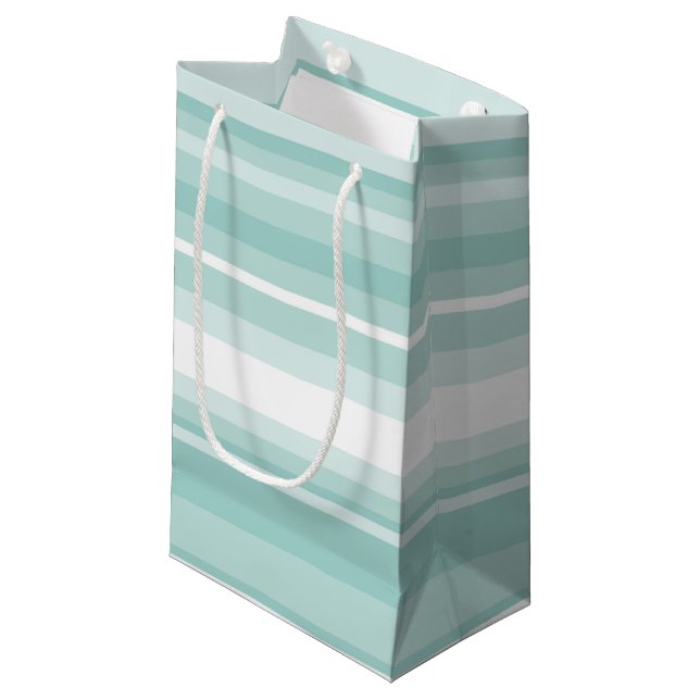 Bolsa De Regalo Pequeña Estribos verdes de menta (Angulo Anverso)