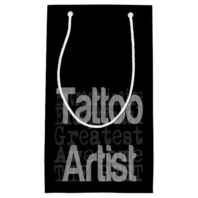 Bolsa De Regalo Pequeña Extraordinaria artista del tatuaje (Anverso)