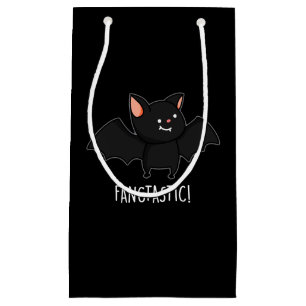 Bolsa De Regalo Pequeña Fangtástico divertido murciélago negro de Hallowee