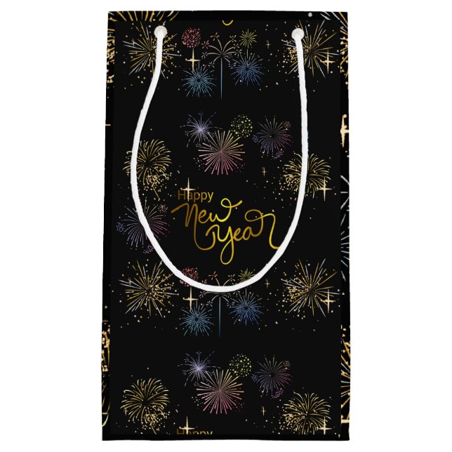 BOLSA DE REGALO PEQUEÑA FELIZ AÑO NUEVO (Anverso)