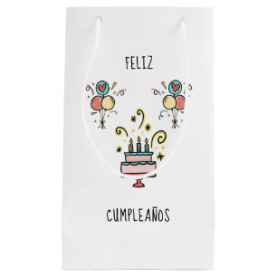 Bolsa De Regalo Pequeña Feliz Cumpleaños   Happy Birthday