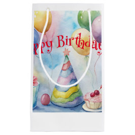 Bolsa De Regalo Pequeña ¡Feliz cumpleaños! ¡Personalizable