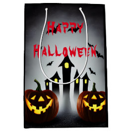 Bolsa De Regalo Pequeña Feliz Halloween Jack o' Lantern Fiesta