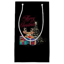 Bolsa De Regalo Pequeña Feliz Navidad y lluvias