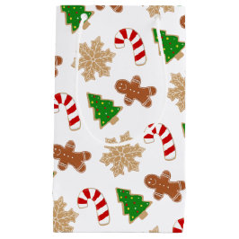 Bolsa De Regalo Pequeña Feriado de cookies de navidades
