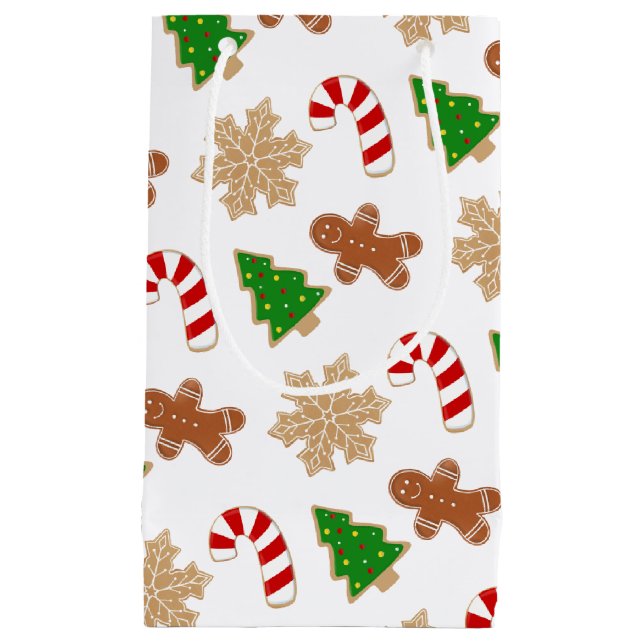 Bolsa De Regalo Pequeña Feriado de cookies de navidades (Anverso)