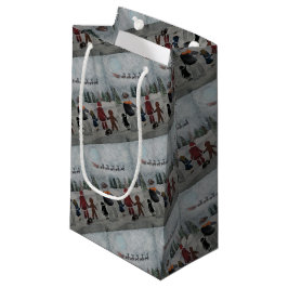 Bolsa De Regalo Pequeña Festive Friends Painting by Alfred Fox