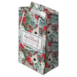 Bolsa De Regalo Pequeña Festividad Festiloso Floral Felices Fiestas Patrón
