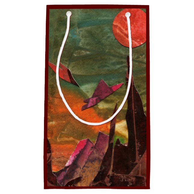 Bolsa De Regalo Pequeña Ficción "Aves de Fuego" formas de vida alienígenas (Anverso)