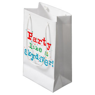 Bolsa De Regalo Pequeña ¡Fiesta como un SKYDIVER!