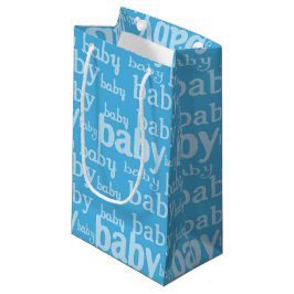 Bolsa De Regalo Pequeña Fiesta de Baby Shower Es un Niño Azul
