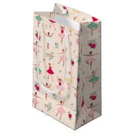 Bolsa De Regalo Pequeña Fiesta de Ballet Bailarina Floral Cumpleaños de Ni