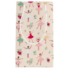 Bolsa De Regalo Pequeña Fiesta de Ballet Bailarina Floral Cumpleaños de Ni