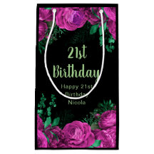Fiesta de Cumpleaños con Flores Rosadas Elegantes