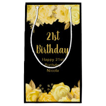 Fiesta de Cumpleaños de Flores Elegantes Amarillas