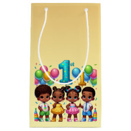Bolsa De Regalo Pequeña Fiesta de Cumpleaños del Primer Año de Little Star