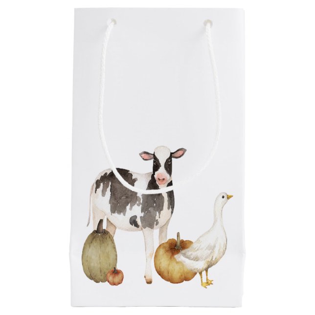 Bolsa De Regalo Pequeña Fiesta de granja de otoño (Anverso)