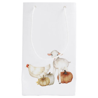Bolsa De Regalo Pequeña Fiesta de granja de otoño