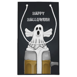 Bolsa De Regalo Pequeña Fiesta Feliz de Halloween Fantasma