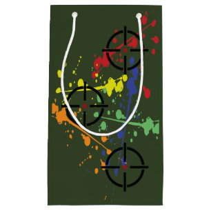 Bolsa De Regalo Pequeña Fiesta Green Paintball