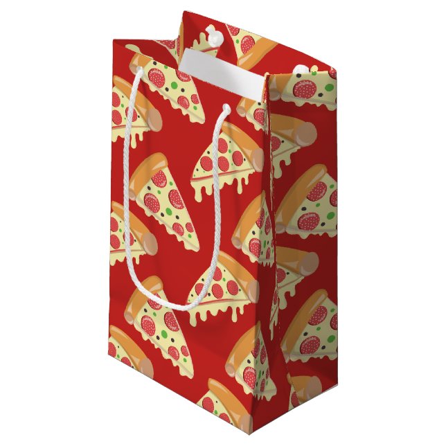 Bolsa De Regalo Pequeña Fiesta Pepperoni Pizza (Angulo Anverso)