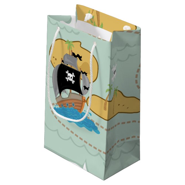 Bolsa De Regalo Pequeña Fiesta pirata (Angulo reverso)