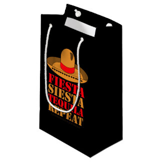 Bolsa De Regalo Pequeña Fiesta Siesta Tequila Repetir