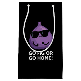 Bolsa De Regalo Pequeña Fig O Ir A Casa Pun De Fruta Positivo Oscuro BG