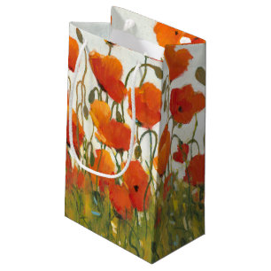 Bolsa De Regalo Pequeña Filas de Poppies I