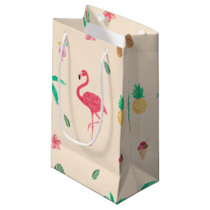 Bolsa De Regalo Pequeña Flamencos en el verano