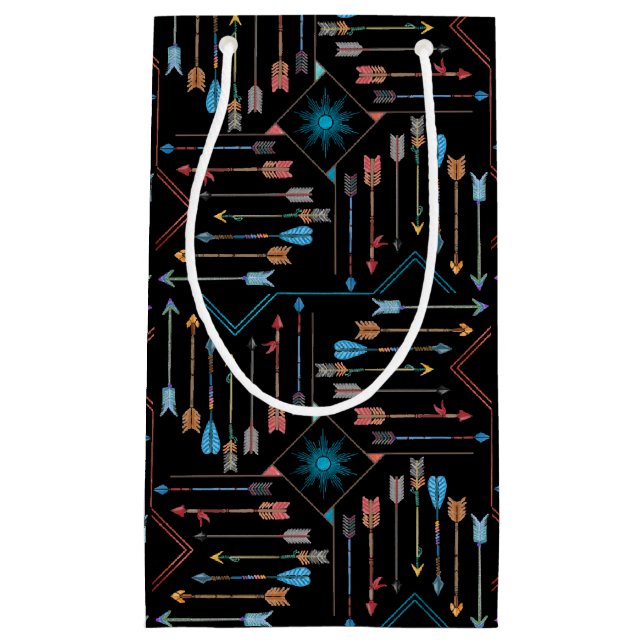 Bolsa De Regalo Pequeña Flechas de Boho y Sun V11 ID748 (Anverso)