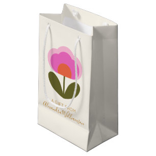 Bolsa De Regalo Pequeña Flor Cuta Escandinava Personalizada Un Regalo De