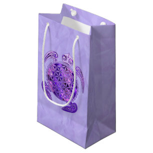 Bolsa De Regalo Pequeña Flor de DES Lebens - púrpura de la vida/de Blume
