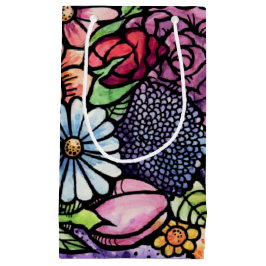 Bolsa De Regalo Pequeña Flor de primavera de Bouquet floral