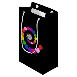 Bolsa De Regalo Pequeña Flor de vida / Blume des Lebens - puntos en espira