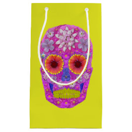 Bolsa De Regalo Pequeña Flor Skull 2