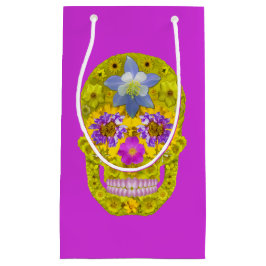 Bolsa De Regalo Pequeña Flor Skull 3