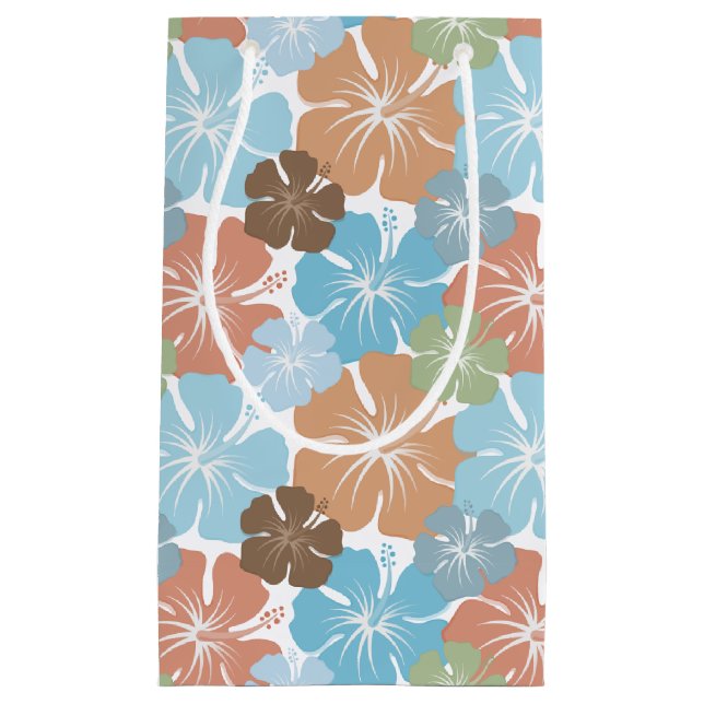 Bolsa De Regalo Pequeña Floral hawaiana hibiscus (Anverso)