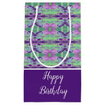 Floral púrpura con patrón