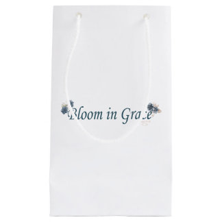 Bolsa De Regalo Pequeña Florece en Gracia 