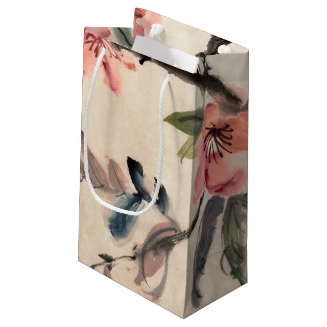 Bolsa De Regalo Pequeña Flores (Angulo reverso)