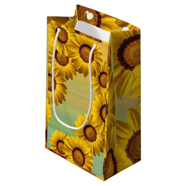 Bolsa De Regalo Pequeña Flores amarillas en primavera (Angulo Anverso)