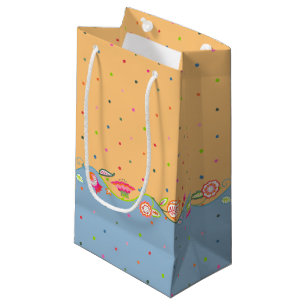 Bolsa De Regalo Pequeña Flores bohemias