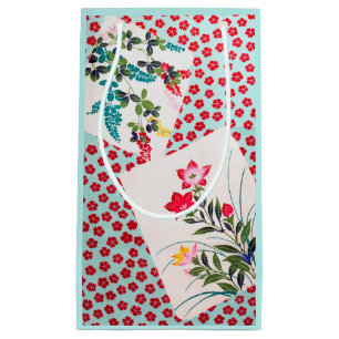 Bolsa De Regalo Pequeña Flores, diseño japonés