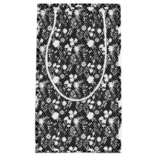 Bolsa De Regalo Pequeña Flores en red 01.bx4 Black BG