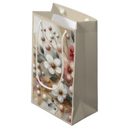 Bolsa De Regalo Pequeña Flores Encantadoras